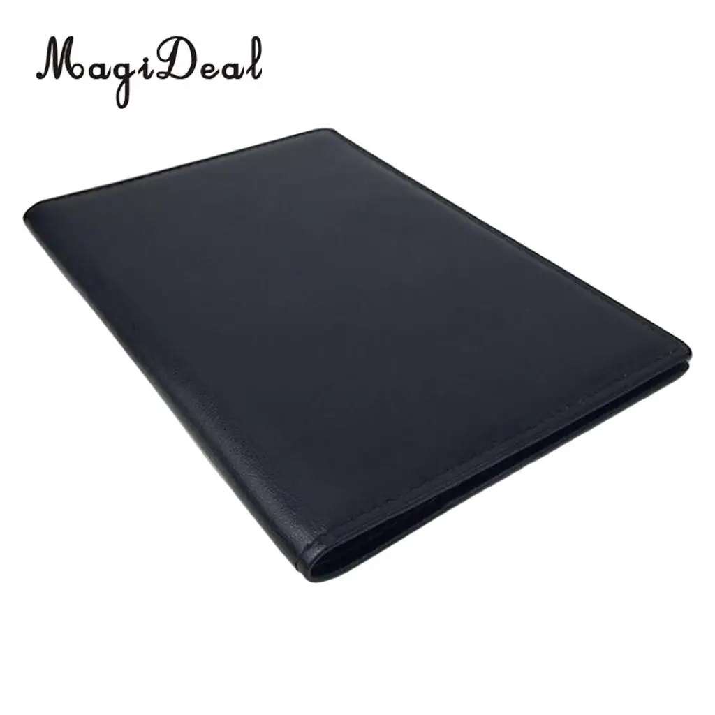 2PCS Genuine Leather Passport Holder RFID Blocking Wallet ID Credit Case Travel Accessories