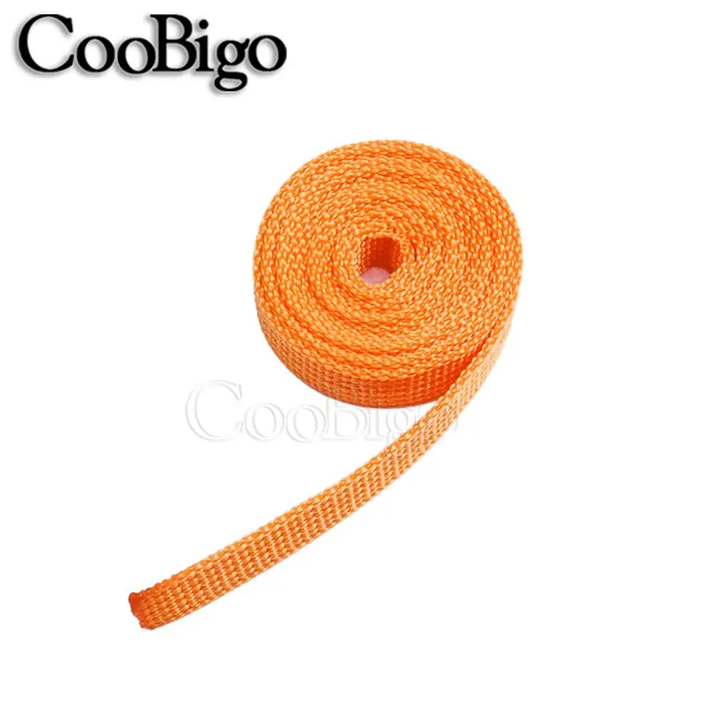 1 yards Assorted Colors 3/8"(10mm) Polypropylene PP Webbing Ribbon Band Strap Dog Collar Harness Outdoor Backpack Bag Parts 