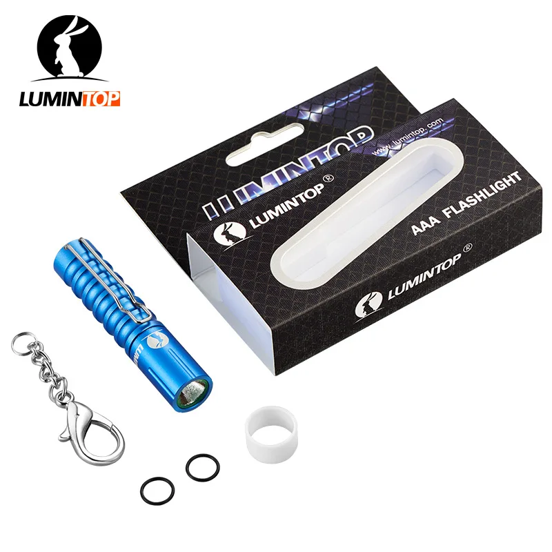 LUMINTOP Mini Worm AAA 110 Lumens Keychain font b Flashlight b font with clip Cree LED