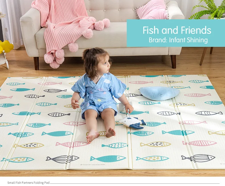 Esteira do Jogo do Bebê Infantil das Crianças do Quarto Quarto do Bebê Infantil Brilhante Xpe Enigma Mat Espessamento Tapete do Bebê Mat Bebê Engatinhando Pad Dobrável Tapete 40 Tapetes de jogo