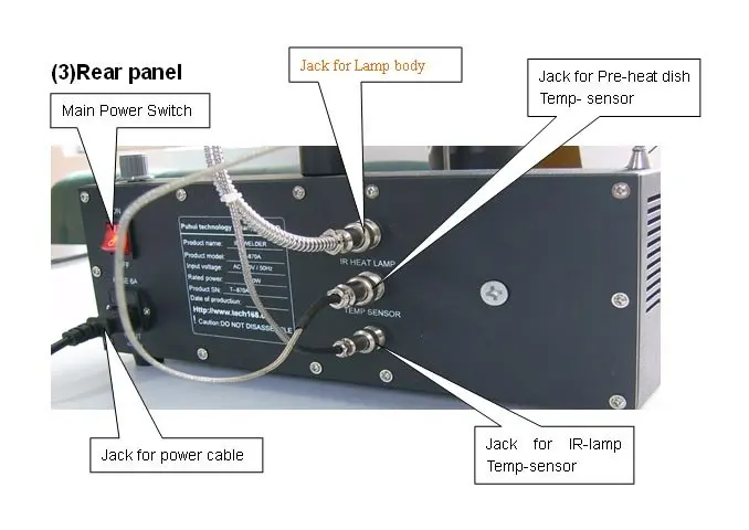 PUHUI T-870A BGA ноутбук паяльная станция IRDA Сварщик инфракрасный светильник SMT SMD 1000 Вт