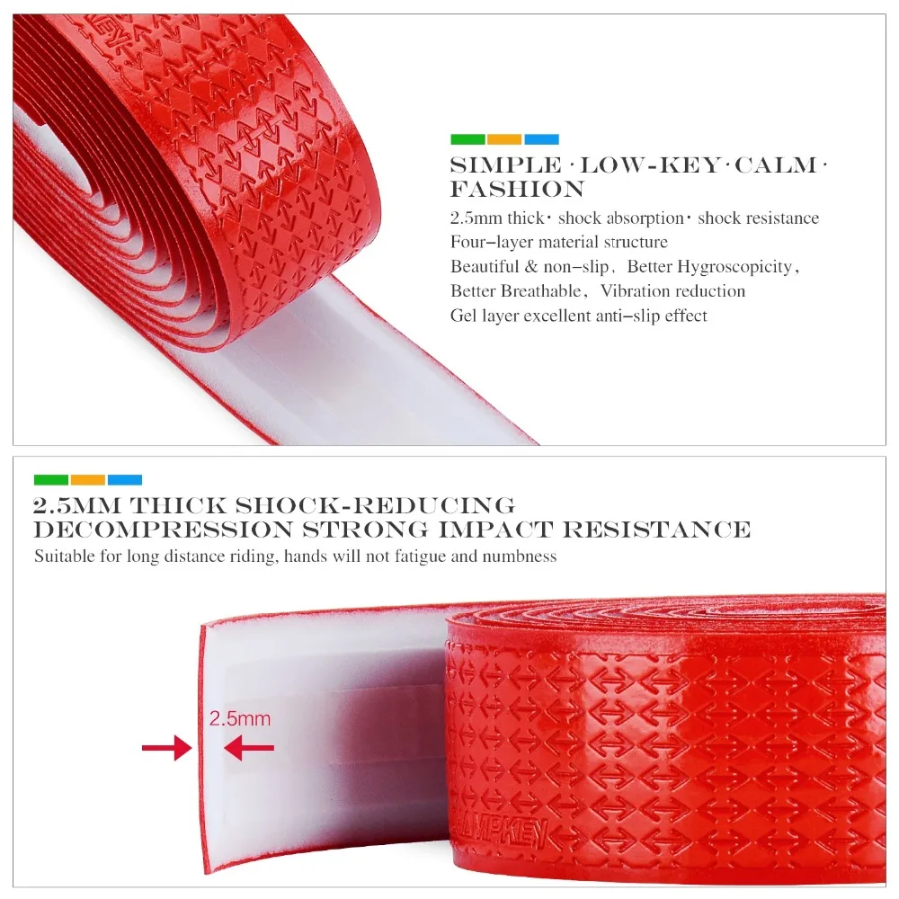 Шампки STP ручка обмотка руля, дорожный велосипед обмотка руля, велосипедные повязки для рук-2 рулона в комплекте