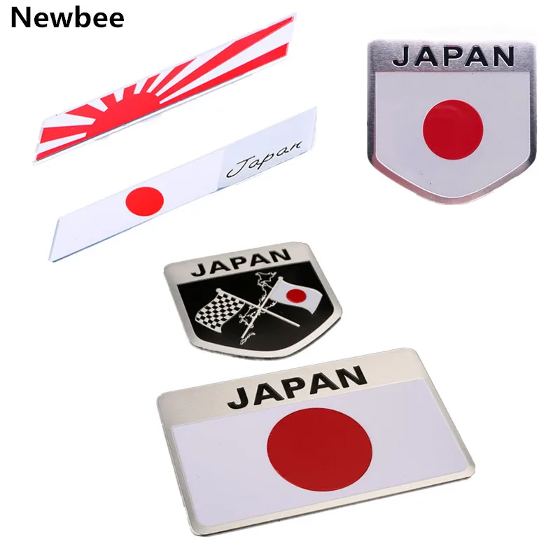 

Newbee Japanese Flag Emblem Badge Car Motorcycle Sticker Decal for Kawasaki Suzuki Yamaha Honda Toyota Nissan Mazda Mitsubishi