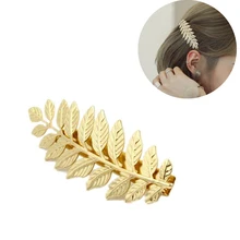 LNRRABC модная женская шпилька для волос в виде листа золотого цвета заколки для волос аксессуары для волос ювелирные изделия заколка для волос cheveux haarspelden