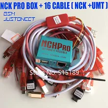 Новая версия оригинальной NCK Pro box NCK Pro 2 box(поддержка NCK+ UMT 2 в 1) новое обновление для huawei Y3, Y5, Y6+ 16 кабелей