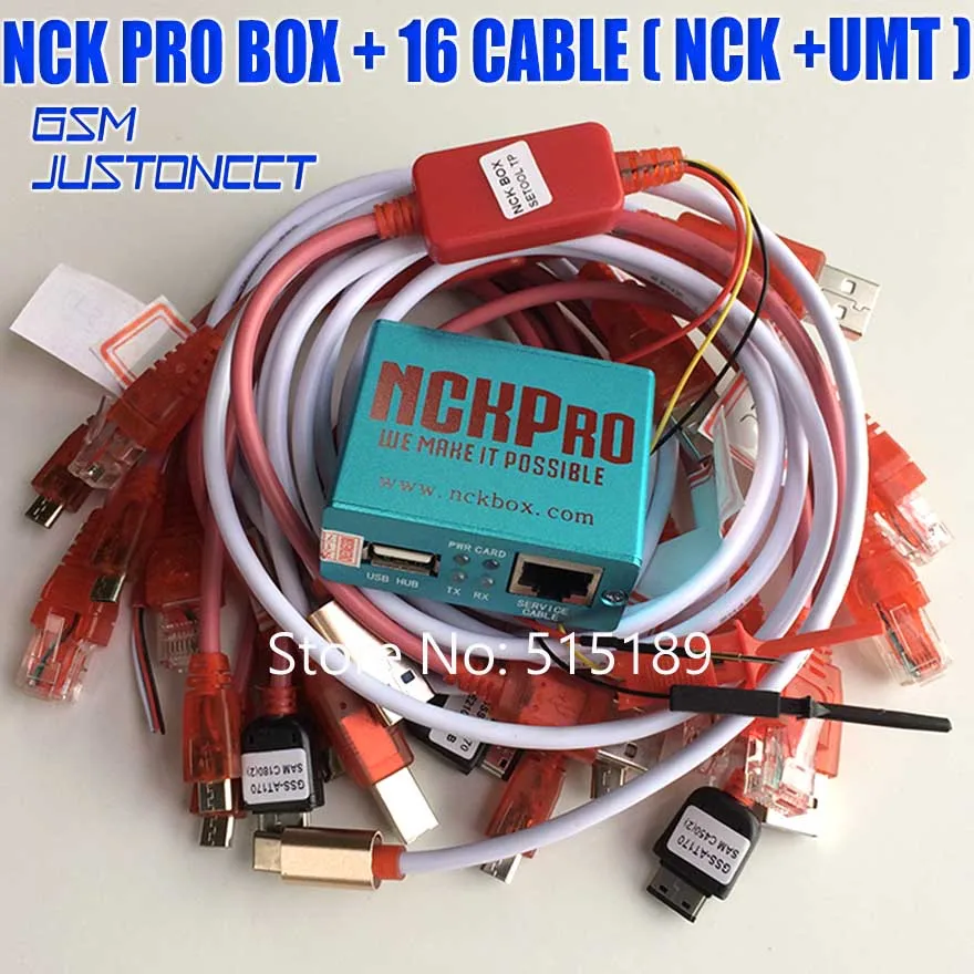 Новейшая Версия Оригинал NCK Pro box NCK Pro 2 коробки (поддержка NCK + UMT 2 в 1) новое обновление для huawei Y3, Y5, Y6 + 16 кабели