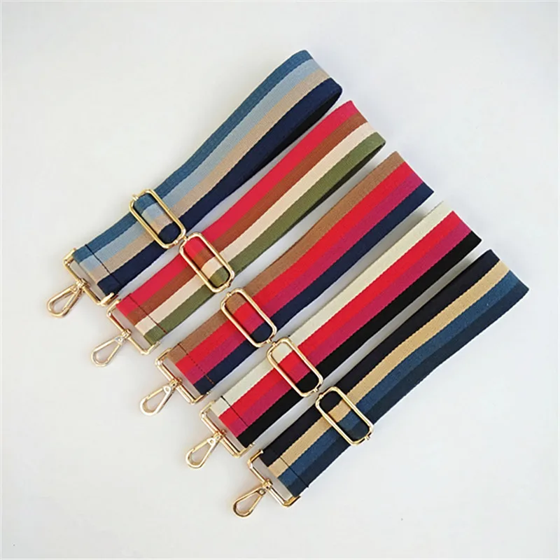

HJKL Colored Belt Bags Strap Accessories for Women Rainbow Adjustable Shoulder Hanger Handbag Straps Decorative Handle strapgift