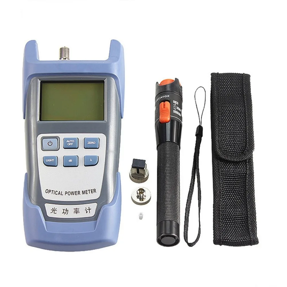 

Fiber Optic FTTH Tool Kit with SKL-6C Fiber Cleaver and Optical Power Meter 10mW Visual Fault Locator