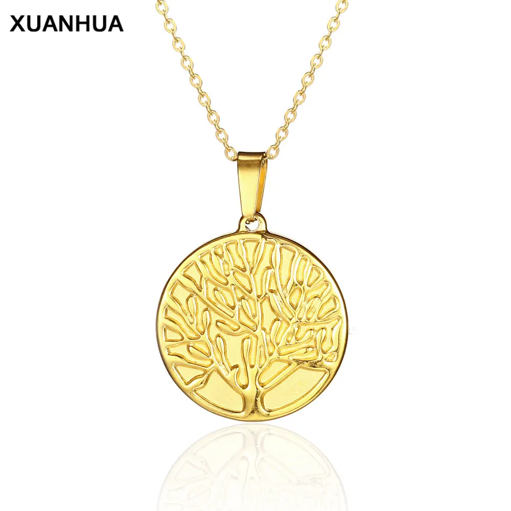 XUANHUA ожерелье из нержавеющей стали для монет богемная Женская одежда Аксессуары