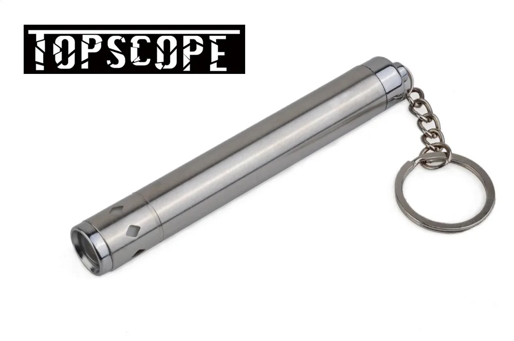 

Element Airsoft Camping Stainless Small flashlight Steel AAA battery