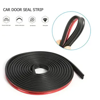 

VODOOL 5m B+J Type Car Door Seal Strip Auto Rubber Soundproofing Noise Insulation Weatherstrip Trim Sealing Trunk Edge Stickers
