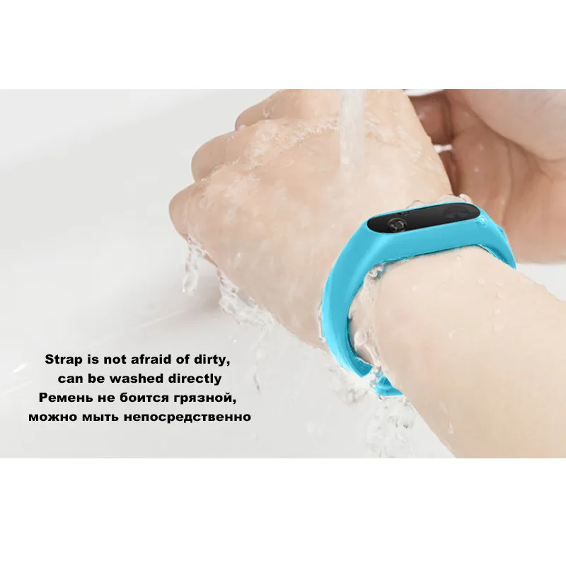 Ремешок Xiaomi Mi Band 2 с силиконовой сменной цветной смарт лентой браслет бесплатной