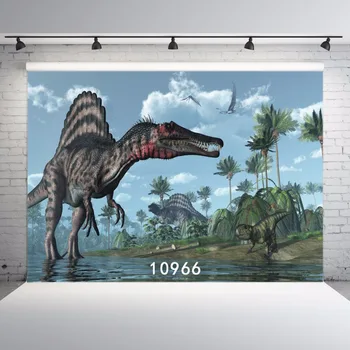 

SJOLOON baby dinosaur photography backdrops fairy tale photography background kids photography background for photo studio props