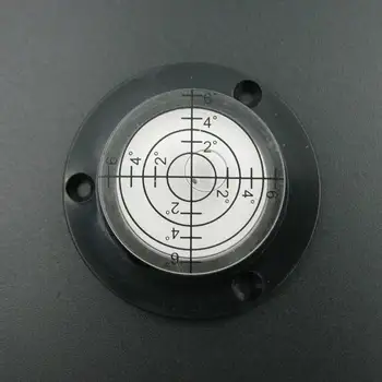 

(10 Pieces/Lot) 50*17 mm Circular spirit level water level tool Round spirit level bubble vials Black Color