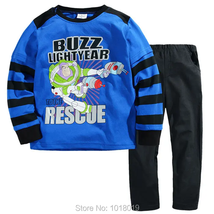 

New 2019 Branded Quality 100% Cotton Baby Boys Children Suits 2pcs Kids Toddler Clothing Long Sleeve Clothes Sets Boys Baby Sets