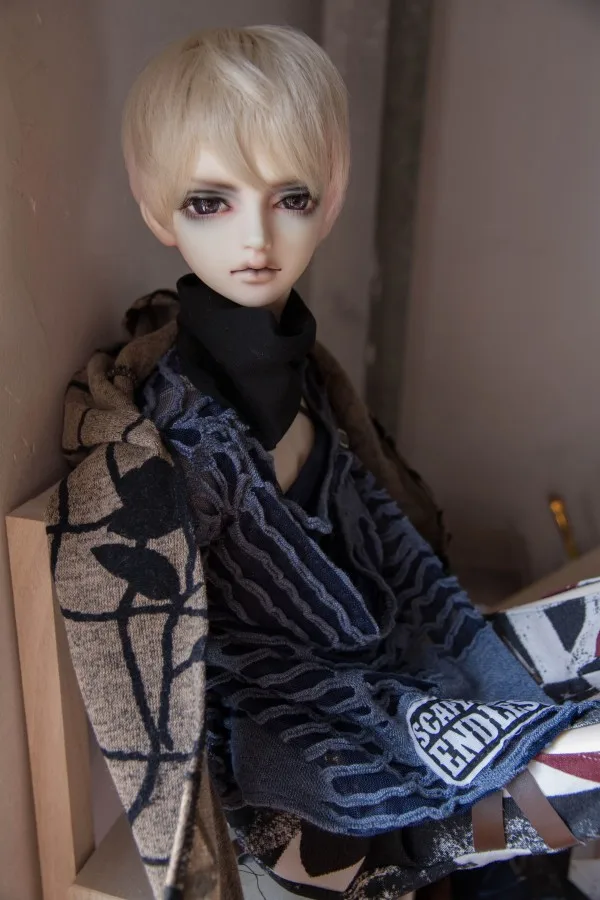 BJD кукла парики из натуральных волос для 1/3 1/4 1/6 BJD DD SD MSD YOSD дядя кукла короткие высокотемпературный провод парики из натуральных волос