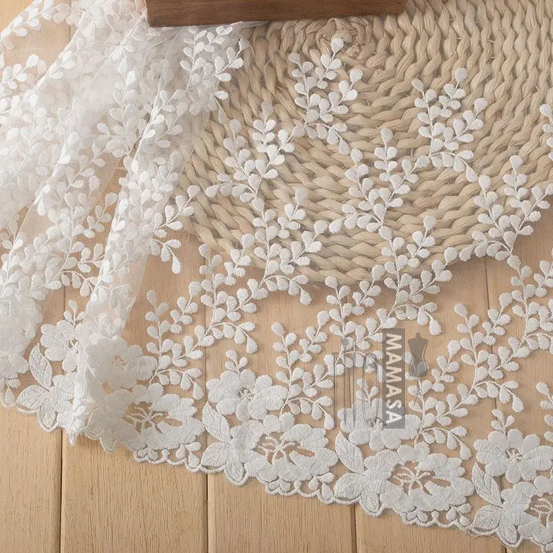 

37CM Wide Embroidered Tulle Lace trim mesh lace trim~lovely~High Quality
