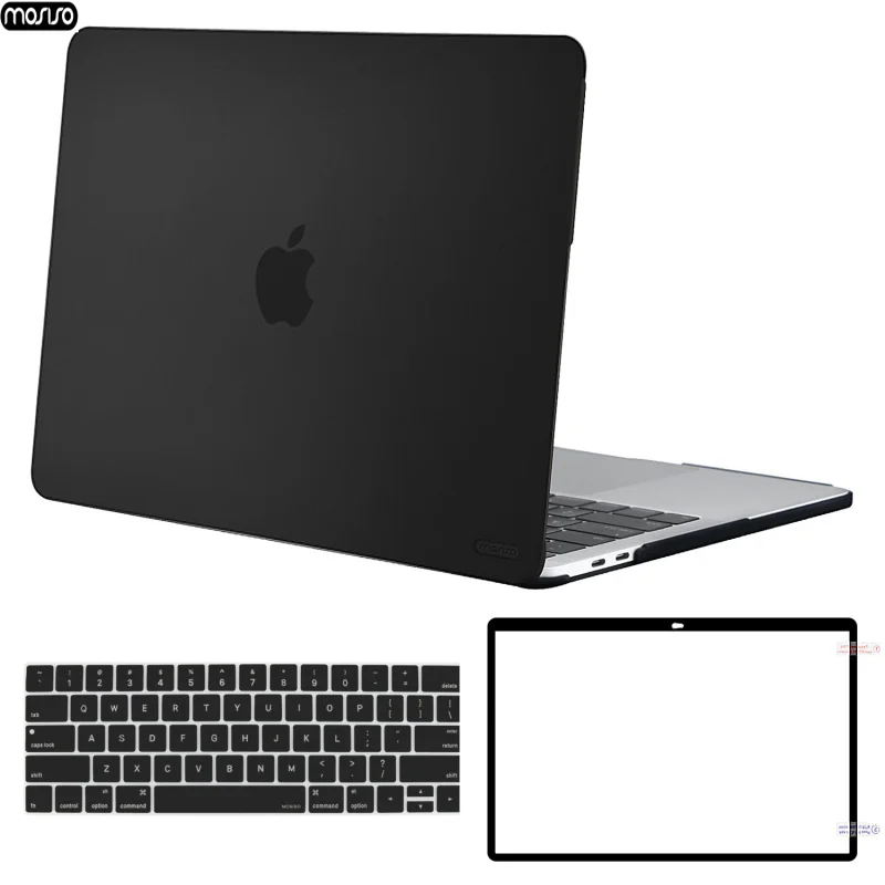 

MOSISO Laptop Case for Macbook Pro 13 15 Touch Bar A1706 A1707 A1708 A1989 A1990 Matte Laptop Cover for Mac Book 13.3 inch Case