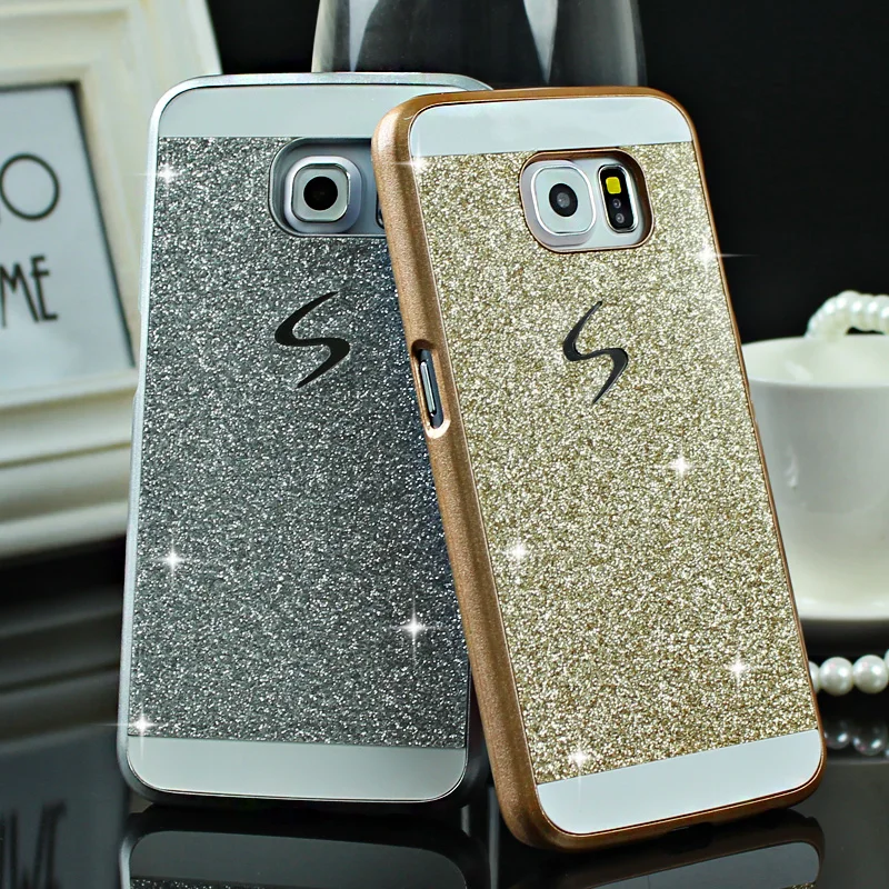 

Hard Flash Plastic Cover Diamond Bling Crystal Case For Samsung Galaxy S6 S7 Edge Plus S5 A3 A5 A7 2016 J5 J7 Note4 Capa Fundas