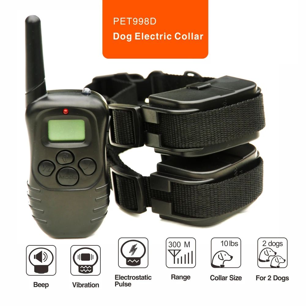 Remote Pet Training Collar with LCD Electonic Dog Collars for Small