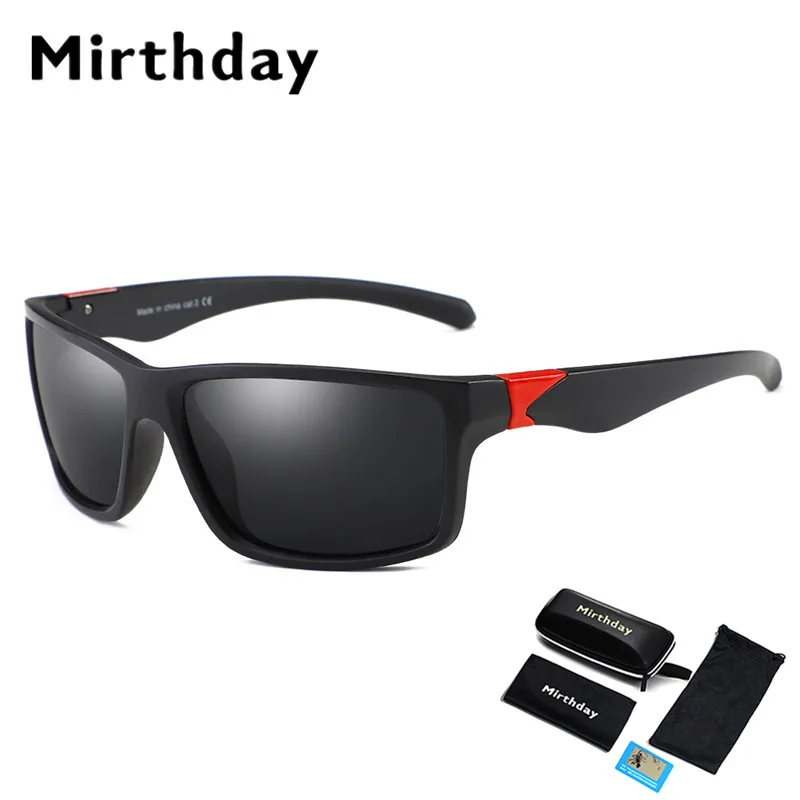 Mirthday бренд Дизайн спортивные солнцезащитные очки Для мужчин Синий зеркальные солнцезащитные очки мужской Открытый вождения Рыбалка очки UV400 Óculos - Цвет линз: C2