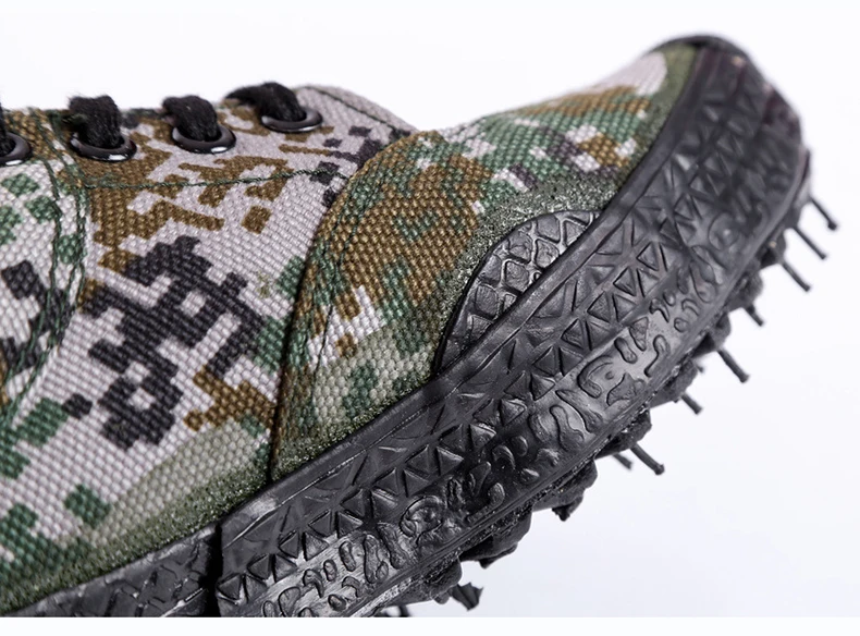 Camo Safety Shoes Military Style Antiskid Wear resistant Men Women Jungle Training  Shoes Labor protection Field Camouflage Shoe (11)
