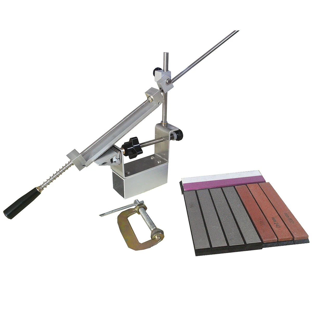 Comprar Afilador de cuchillos profesional mayor grado más nuevo portátil 360 grados de rotación clip Apex edge EDGE KME sistema 1 piedra de diamante