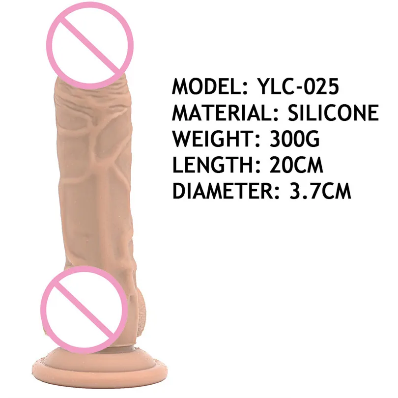 Large Dildos Female Massager Dildo Female Hand-Free Masturbation Device With Simulated Penile Sucker Sex Toys (15)