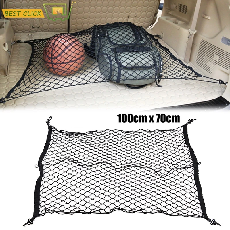 Сетка для багажника 100*70 см Toyota Highlander Kluger 08 2009 2010 2011 2012 2013 2017|cargo net|elastic nettingrear cargo net |