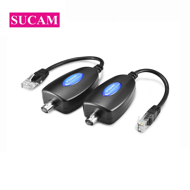SUCAM 2 пара/лот 1CH пассивный IP удлинитель проводной сети камера сигнала по существующим коаксиальный кабель для IP s NVR системы