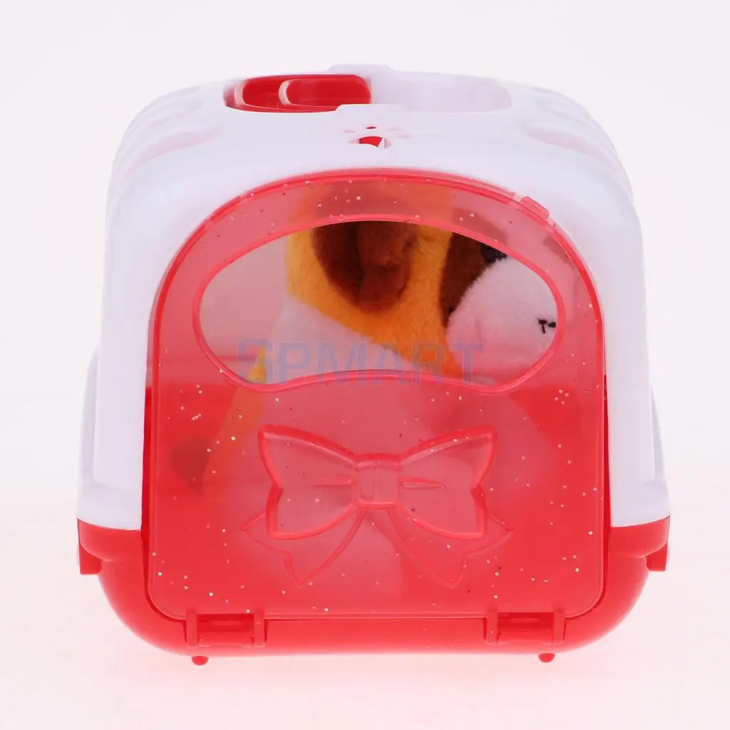 Dollhouse Nursery Room Baby Simulation Animal Carrier Pet Cage Model Furniture for MellChan 9-11inch Reborn Doll Playset Toy