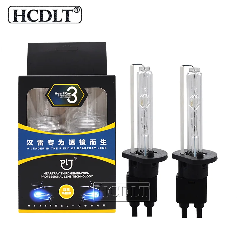 HCDLT HID Xenon Bulb 12V 35W HeartRay D2H 9012 Car Headlight Xenon H1 H11 HB3 HB4 H7 HID Replacement Bulb Lamp 4500K 5500K 6500K (1)
