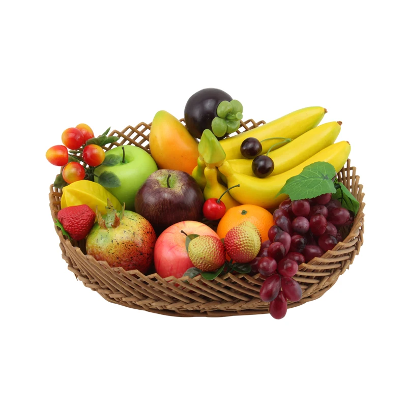 

Festive Supplies Artificial Decorations Plastic simulation fruit Vegetable Bread Model Projects mixture set