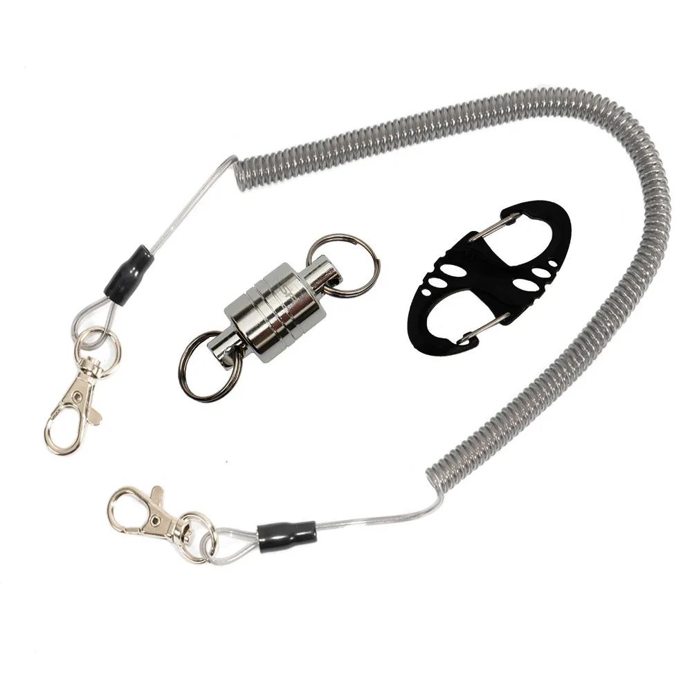 

SF Fly Fishing Landing Trout Net Magnetic Net Release Holder with Cord 12 LB