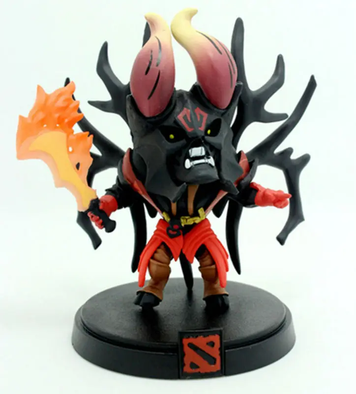 2015New 4PcsSet Wow Dota 2 Figure SLARK DOOM VS TINY 5-8 cm Boxed PVC Action Figures Toy 5