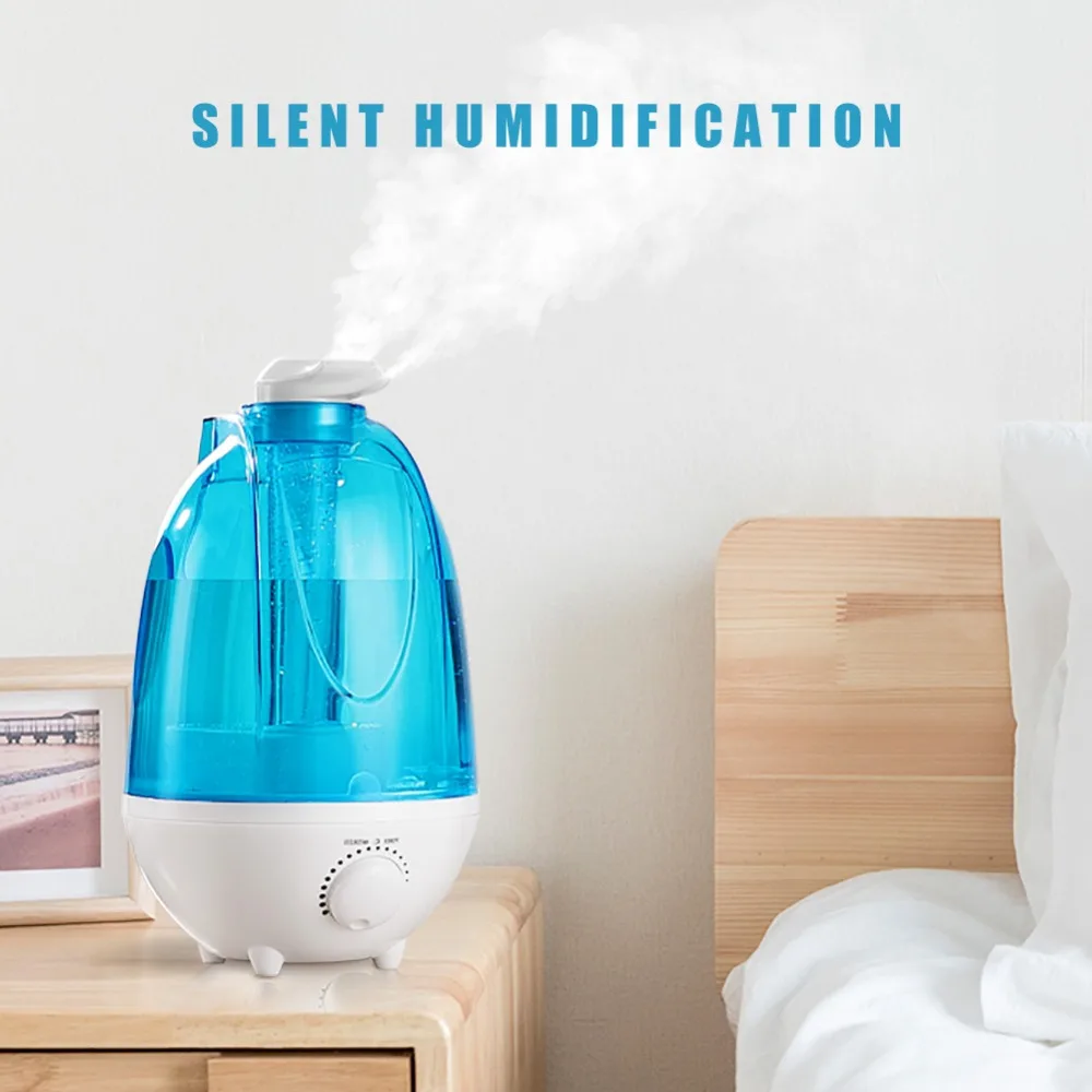 3L4L Large Capacity Air Humidifier Mini Ultrasonic Humidifier Aroma Diffuser Mist Maker Air Purifier Humidificador LED Lamp (3)
