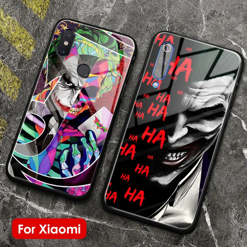 Мягкий силиконовый чехол с гладким стеклом joker для телефона Xiaomi Mi 8 9 SE Mix 2 2s 3 RedMi Note