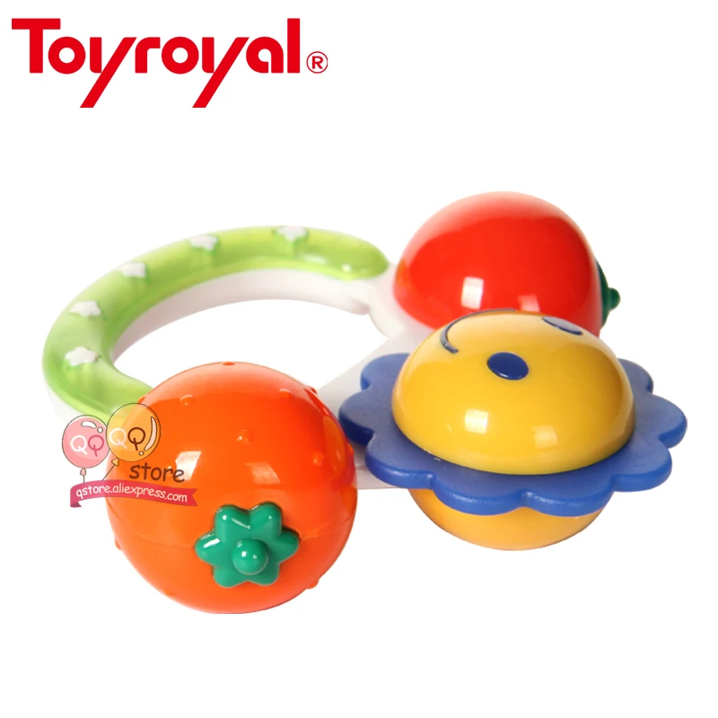 Toyroyal Детские Прорезыватели для зубов, погремушка, безопасные сенсорные Развивающие игрушки для детей, вареный пар, чистый подарок для младенцев