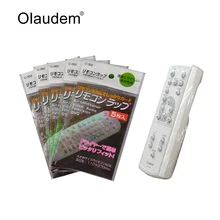 5X Heat Shrink Film TV Air-Conditioner Video Remote Control Protector Cover for Face Sheet Against Scratches Dirt RCSF918