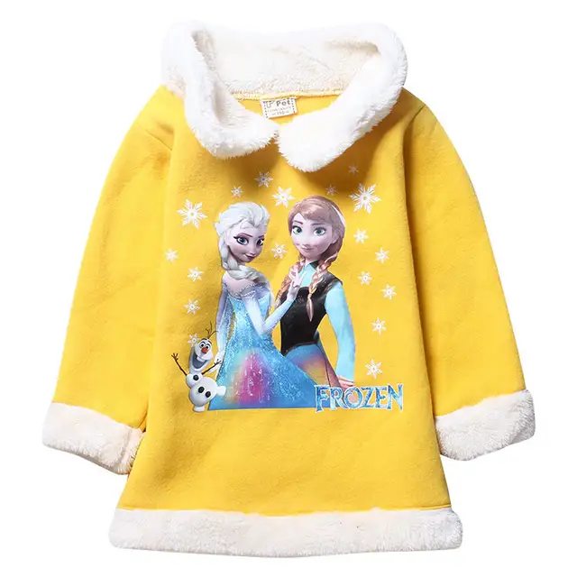 frozen yellow sweater
