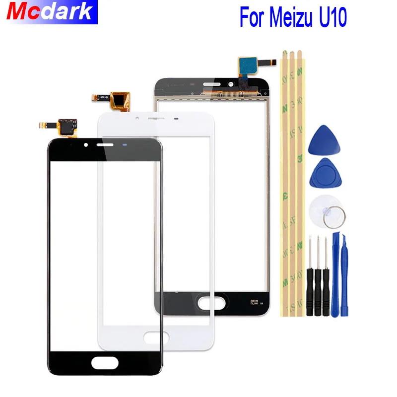 

Mcdark 5.0 Inch Touch screen For Meizu U10 Sensor Front Outer Glass Lens Digitizer TP Touch Panel Digitizer Replacement+Tools