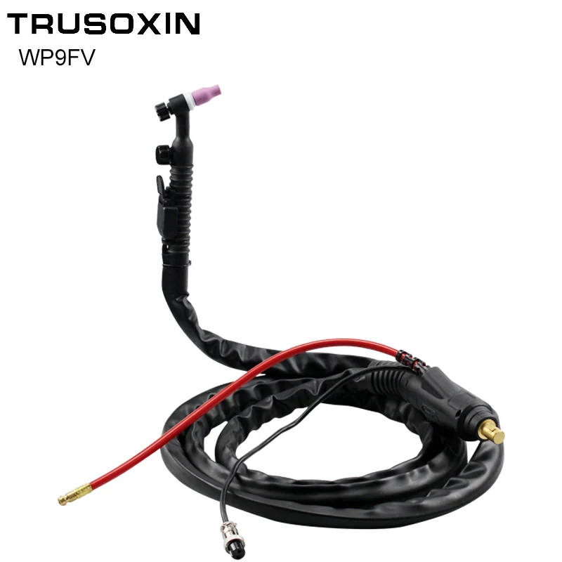 

Welding Tools Parts 3M WP9FV Air Cooled Argon Flexible And Valve Pencil TIG Welding Gun Torch 35-70 Connector