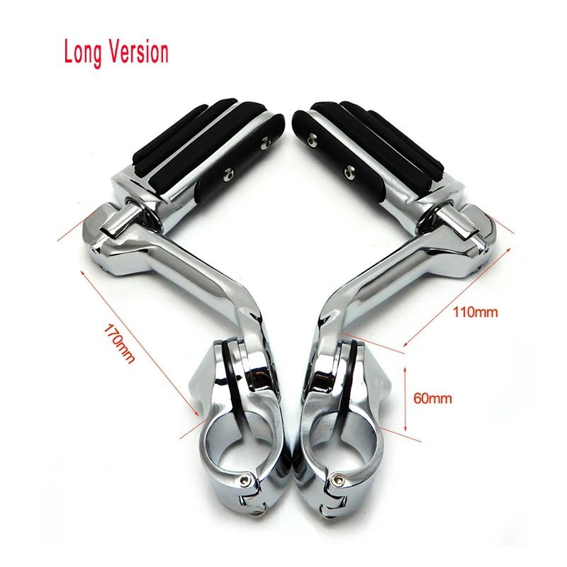 32mm (1-14)(1.25) Motorcycles Foot Pegs Long & Short Highway For Touring Electra Road King Street Glide for Honda for Suzuki