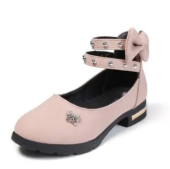 

Children's Roman shoes spring and autumn 2018 new girls Korean fashion casual wild rhinestone princess shoes