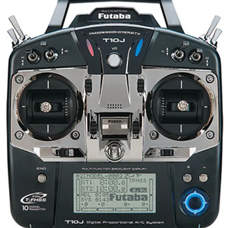 

Original Futaba T10J Remote Control 2.4G T-FHSS AIR system with R3008SB Receiver for helicopter