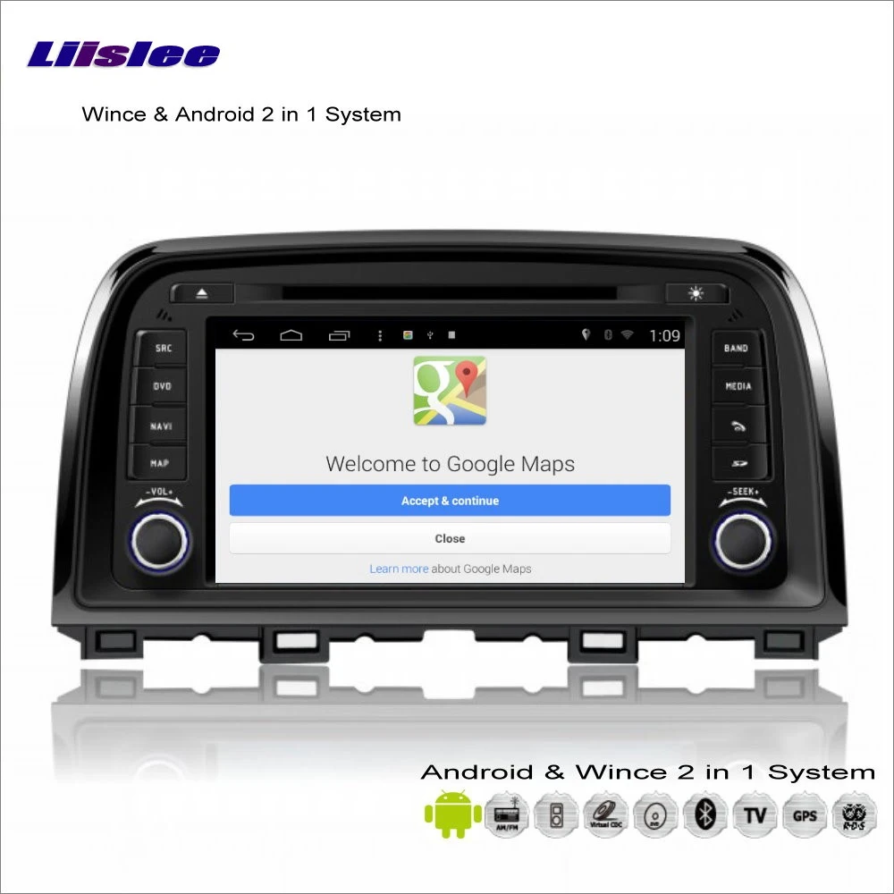Excellent Liislee Car Android Multimedia For Mazda 6 CX5 CX 5 CX-5 2012~2014 Radio DVD Player GPS Navi Map Navigation Video Stereo System 3