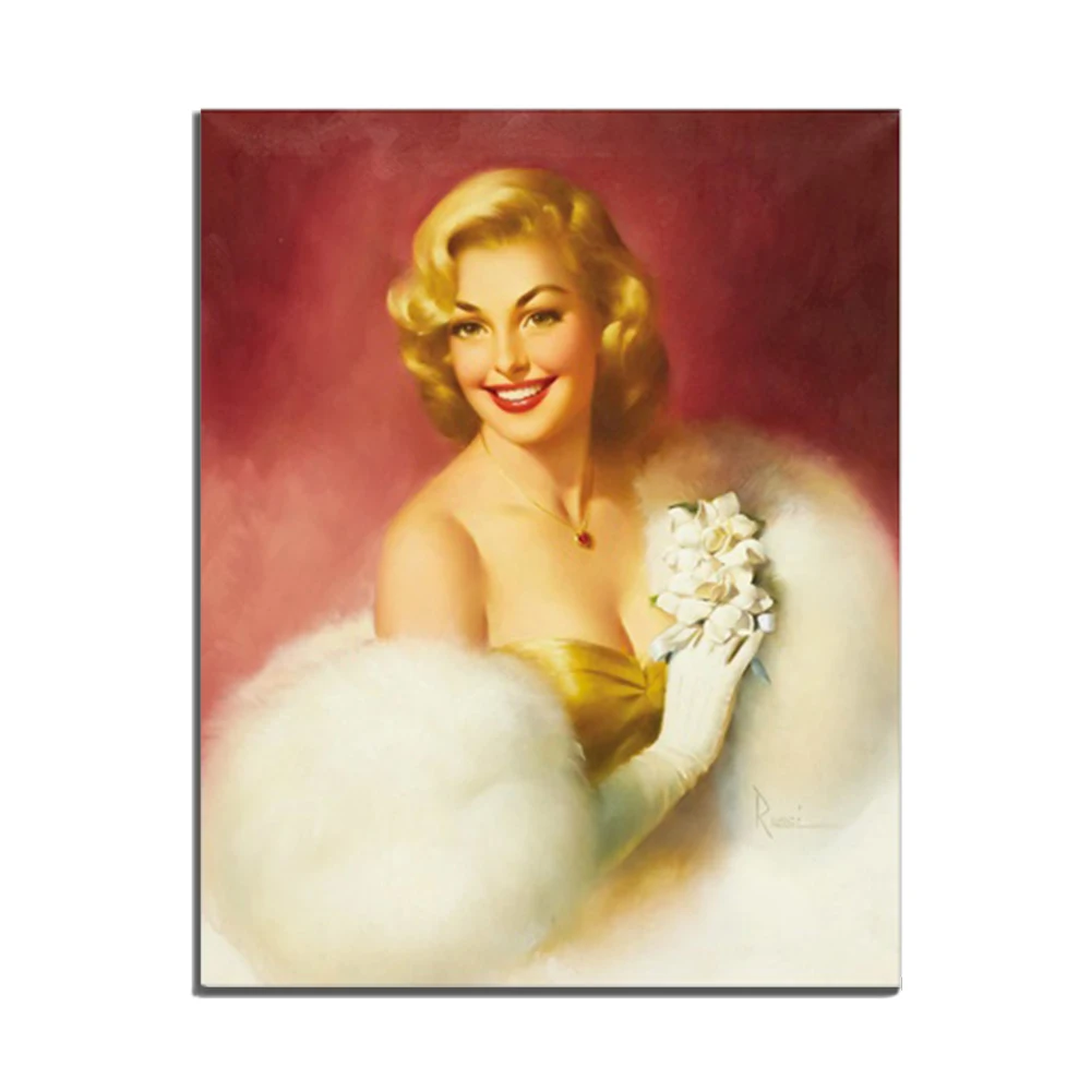 

Famous Star Classic Marilyn Monroe Poster Wall Artwork Abstract Canvas Oil Painting for Living Room Home Wedding Decor No Frame