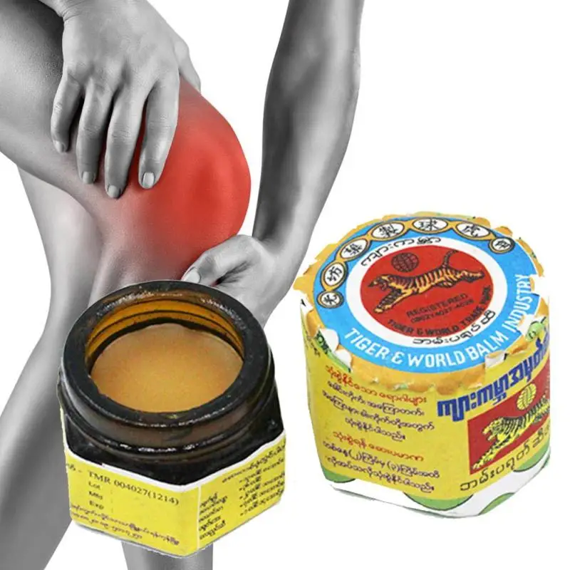 

Tiger Balm Muscle Aches Myanmar Ointment Cramps Sprain Bruises Mosquito Bites Joint Pain Body Massage Cool Oil L3