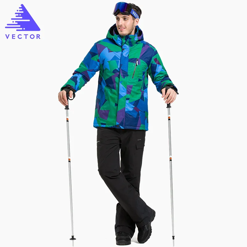 المهنية الرجال النساء تزلج الدعاوى جاكيتات + السراويل على الجليد مجموعات سميكة الدافئة للماء صامد للريح الشتاء تزلج حمالة السراويل