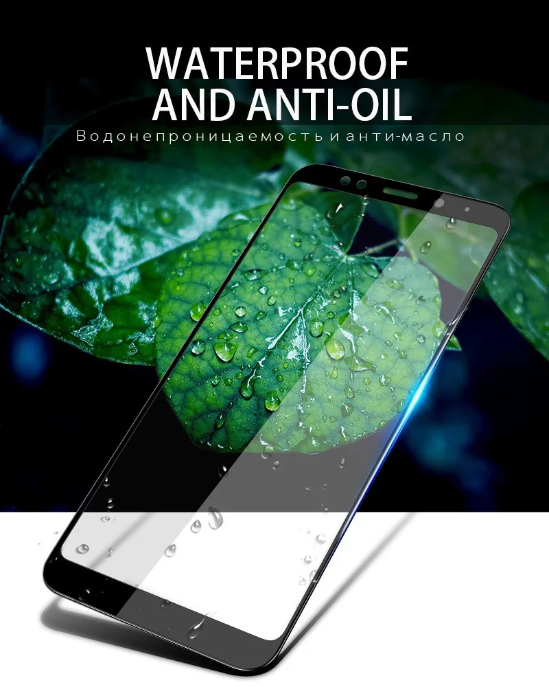 3D Protective Glass For Xiaomi Redmi Note 5 5 Pro 4X 5A 5 Plus Glass For Xiaomi Mi A1 8 SE A2 6X Max 2 Mix 2S Screen Protector